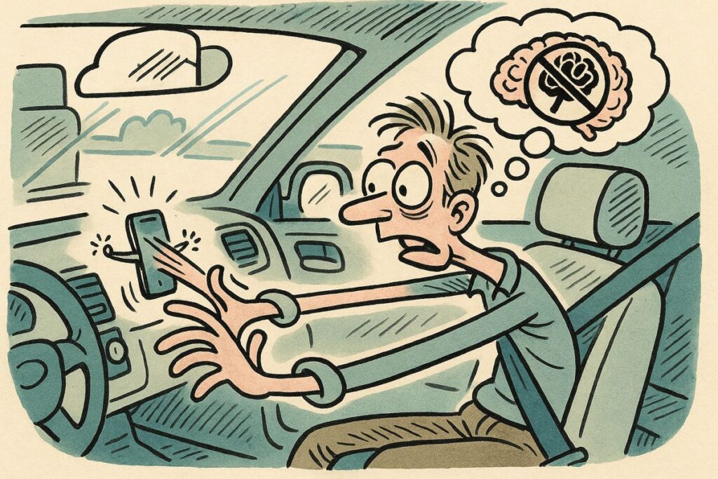 California Court Rules Holding Cellphone While Driving Is Illegal for Any Purpose