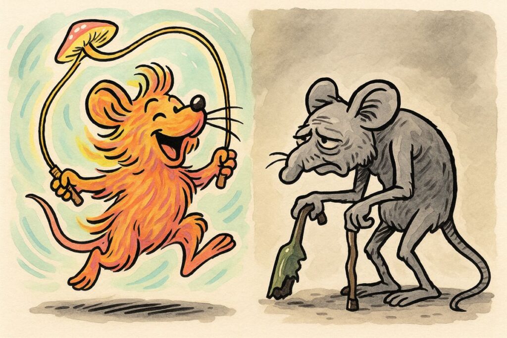 Psilocybin Study Shows Potential Anti-Aging Effects in Mice