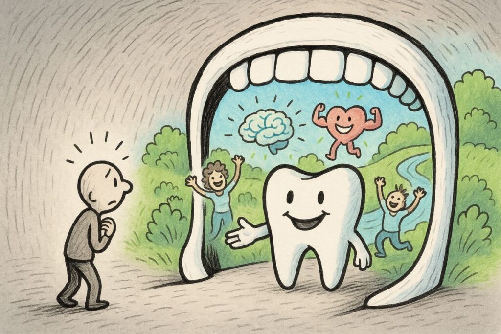 Dentist Visits Predict Wellbeing Across Income Groups